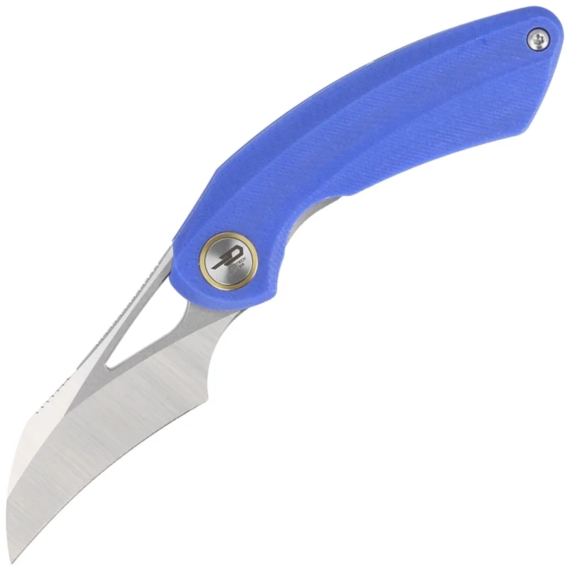 Ekspresowa dostawa Nóż składany Bestech Bihai Blue G10, Stonewashed/Satin 14C28N by Ostap Hel (BG53D-1)