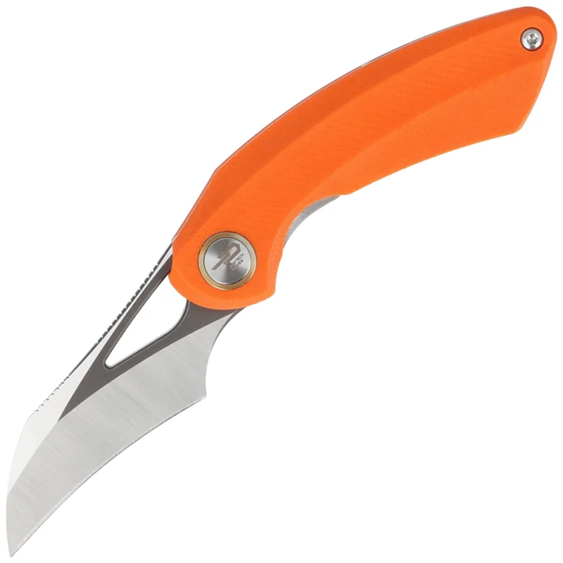 Tylko do końca tygodnia Nóż składany Bestech Bihai Orange G10, Grey DLC Stonewashed/Satin 14C28N by Ostap Hel (BG53B-2)