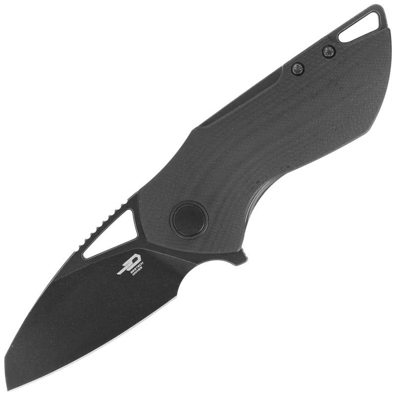 Ograniczona ilość Nóż składany Bestech Riverstone Black G10, Black Stonewashed 154CM by Frank Grissom (BL03C)