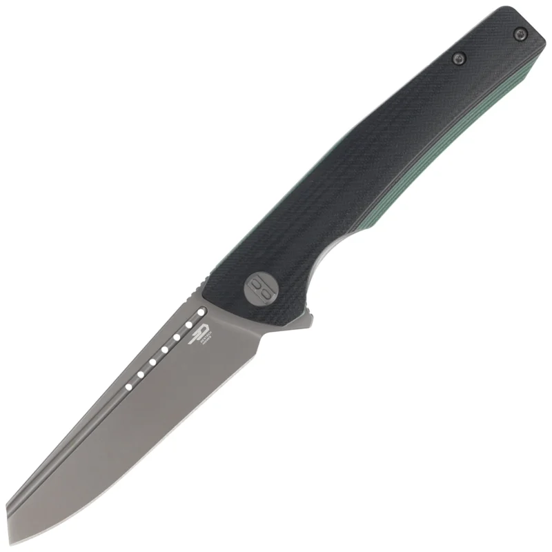 Ostatnie sztuki Bestech Slyther Knife Black/Green G10, Grey Titanized 14C28N (BG51D)