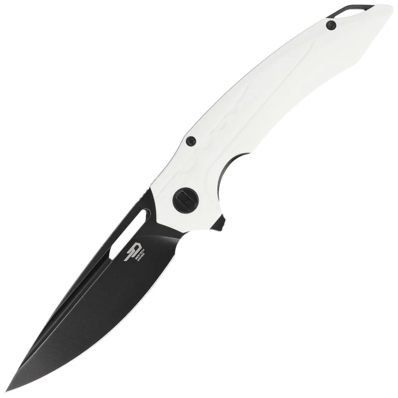 Bestech Knife Ornetta White G10, Black Stonewashed D2 by Kombou (BG50E) Taniej