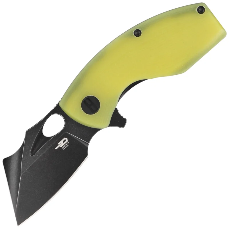 Wybór klientów Bestech Lizard Lime Green G10, Black Stonewashed D2 Knife (BG39F)