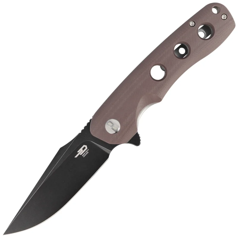 Szybka wysyłka Bestech Arctic Brown G10, Black Stonewashed D2 knife (BG33D-2)
