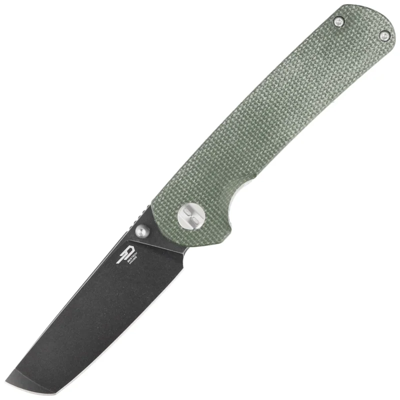 Ekspresowa dostawa Bestech Sledgehammer Green Micarta, Black Stonewashed D2 knife (BG31B-2)