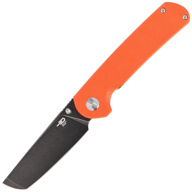 Darmowa dostawa Nóż składany Bestech Sledgehammer Orange G10, Black Stonewashed D2 (BG31A-2)