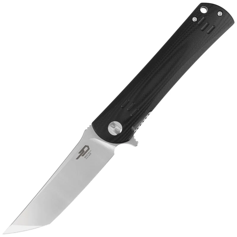 Darmowy zwrot Nóż składany Bestech Kendo Black G10, Stonewashed / Satin D2 (BG06A-1)