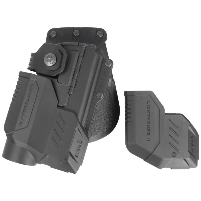 Zniżka Kabura Fobus, Glock 19, 19X, 23 (Wykluczone 23 i 22 Gen 5), 32, 45 kabura taktyczna + Latarki i jednostki ochrony laserowej (RBT19G2 Bundle)