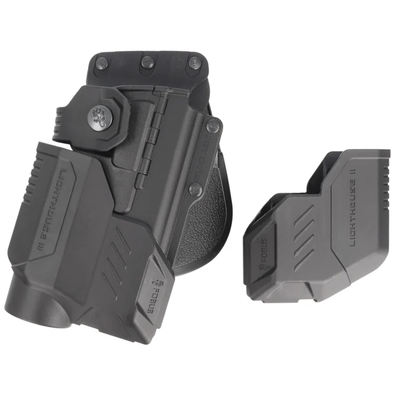 Oferta limitowana Kabura Fobus Obrotowa płetwa, Glock 17, 22, 31 + Latarki i jednostki ochrony laserowej (RBT17G2 Bundle RT)