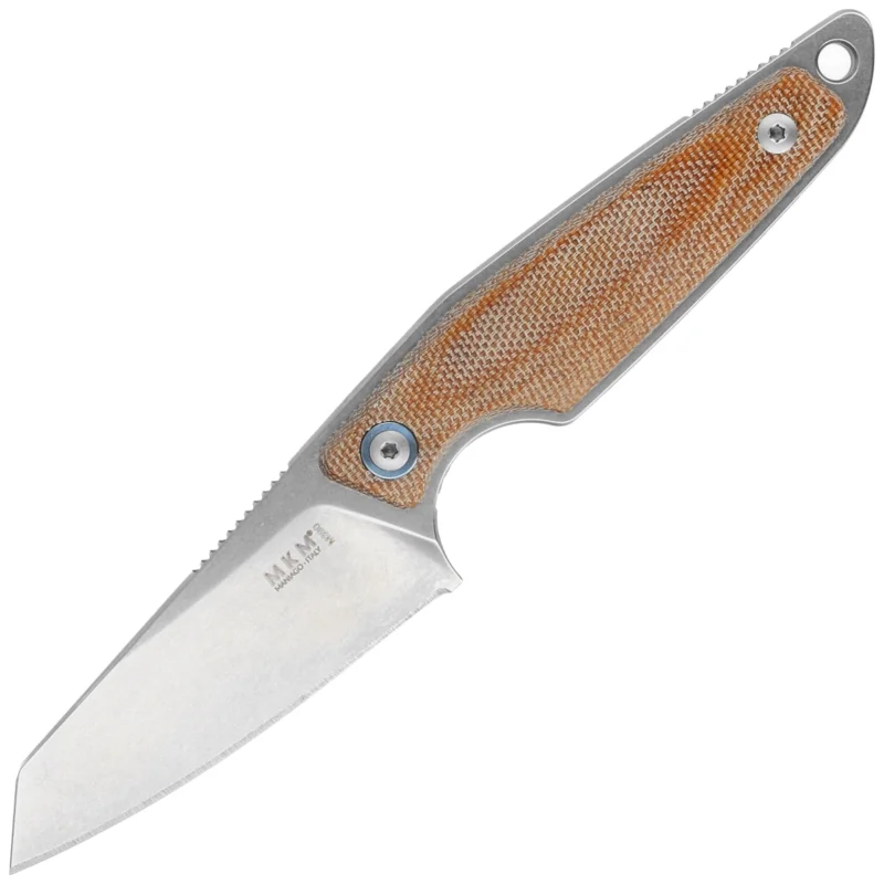 Kup teraz Nóż MKM Makro 2 Natural Canvas Micarta, Stonewashed by Jesper Voxnæs (MKMA02-NC)