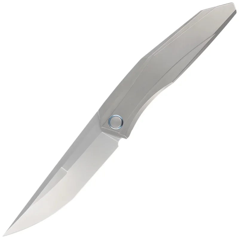 Ekspresowa dostawa Nóż składany WE Knife Cybernetic LE No 188/205 Gray Titanium, Polished Bead Blasted CPM 20CV (WE22033-2)