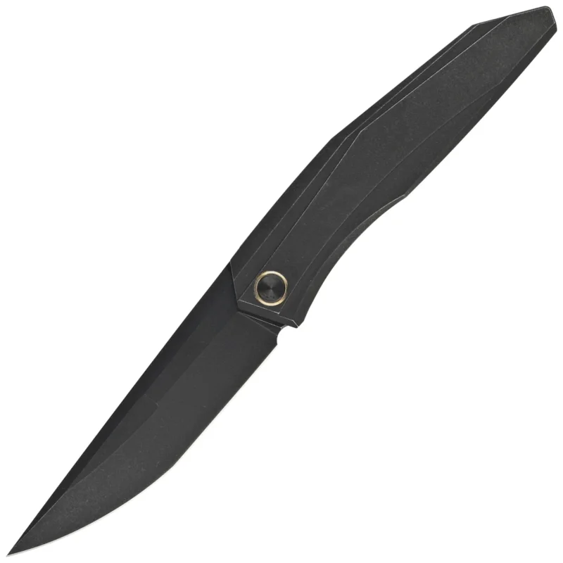 Ostatnie sztuki Nóż składany WE Knife Cybernetic LE No 165/205 Black Titanium, Black Stonewashed CPM 20CV (WE22033-1)
