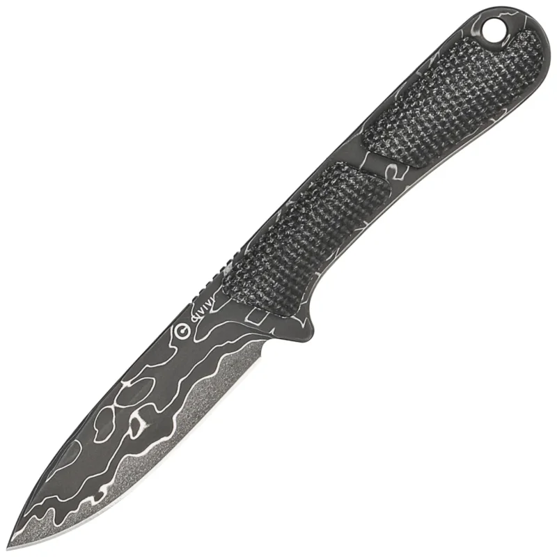 Wyjątkowa oferta Nóż Civivi Mini Elementum Fixed Dark Green Micarta, Damascus (C23010-DS1)