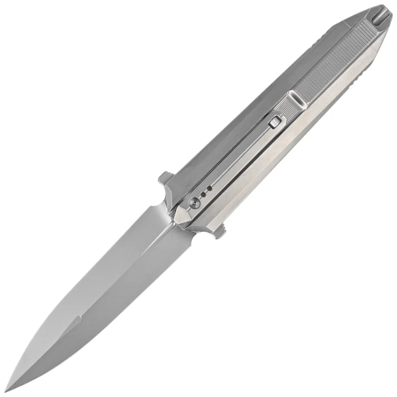 Nóż składany WE Knife Diatomic Polished Bead Blasted Titanium, Polished Bead Blasted CPM 20CV (WE22032-2) Dodaj do koszyka