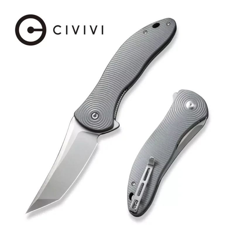 Nóż składany Civivi Synergy4 Tanto Gray G10, Satin Nitro-V by Jim O’Young (C21018B-2) Bestseller