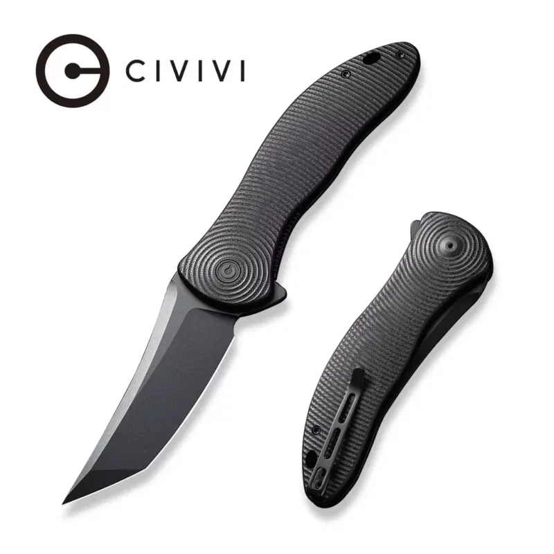 Civivi Synergy4 Tanto Black G10, Black Nitro-V by Jim O’Young knife (C21018B-1) Obniżka ceny