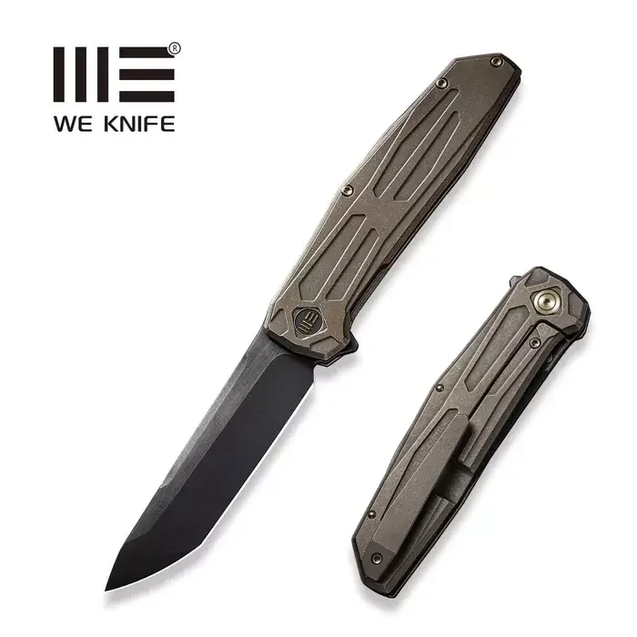 Nóż składany WE Knife Shadowfire Bronze Titanium, Black Stonewashed / Brushed CPM 20CV by Rafal Brzeski (WE22035-3) Oferta
