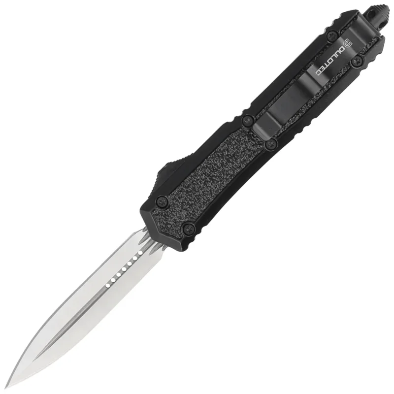 Najlepsza cena Dulotec OTF Automatic Knife Black Aluminum, Satin 3Cr13MoV (K188A-BK)
