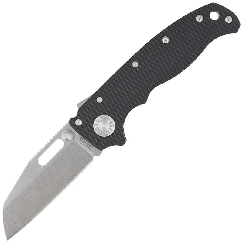 Nóż składany Demko AD20.5 Shark Foot Black G10, Stonewashed CPM S35VN by Andrew Demko (205-S35-SFB) Szybka dostawa