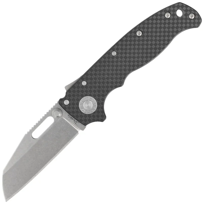 Szybka wysyłka Demko AD20.5 Shark Foot Knife Carbon Fiber, Stonewashed CPM S35VN by Andrew Demko (205-S35-SFCF)
