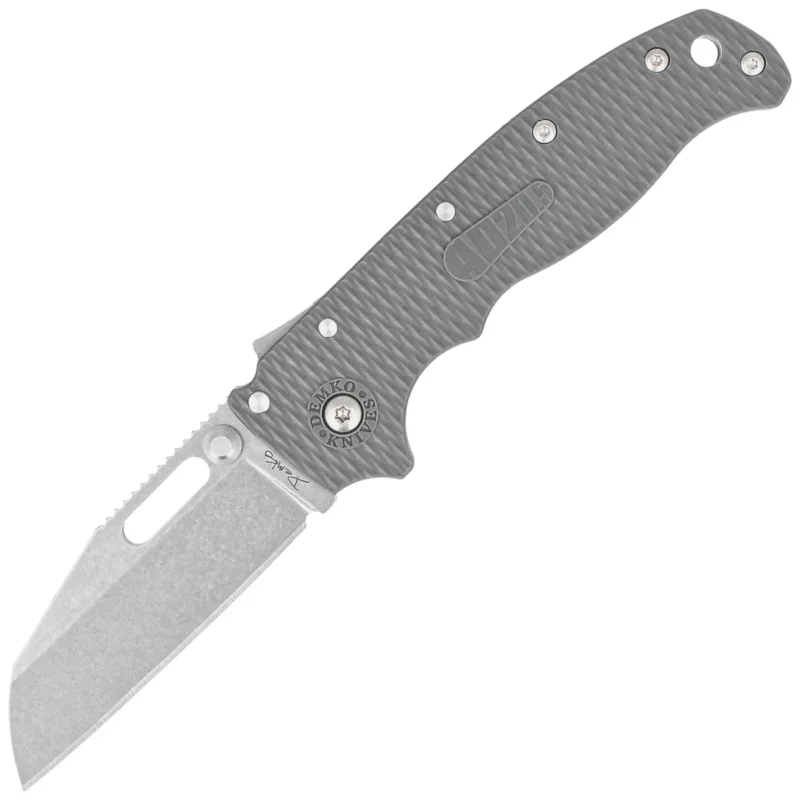 Wyprzedaż Demko AD20.5 SF Knife Grey Grivory, Stonewashed AUS10A by Andrew Demko (AD20.5-10A-GREY GRIVORY-SF)