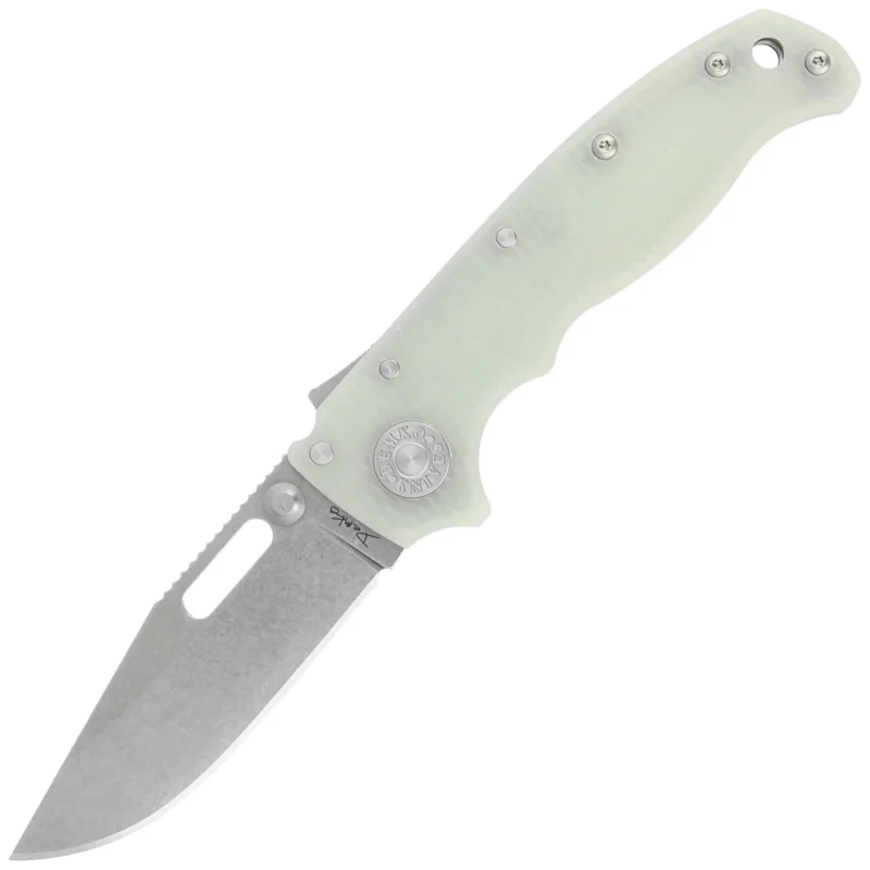 Nóż składany Demko AD20.5 Clip Point Natural G10, Stonewashed CPM S35VN by Andrew Demko (205-S35-CPN) Darmowa dostawa