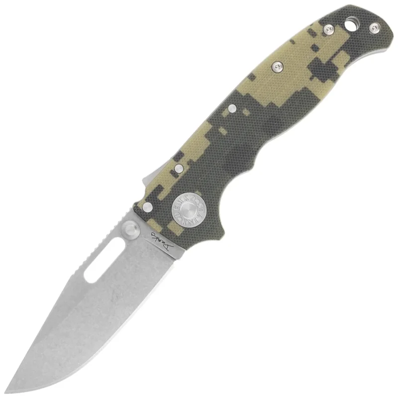 Nóż składany Demko AD20.5 Clip Point Digi Camo G10, Stonewashed CPM S35VN by Andrew Demko (205-S35-CPDC) Szybka dostawa