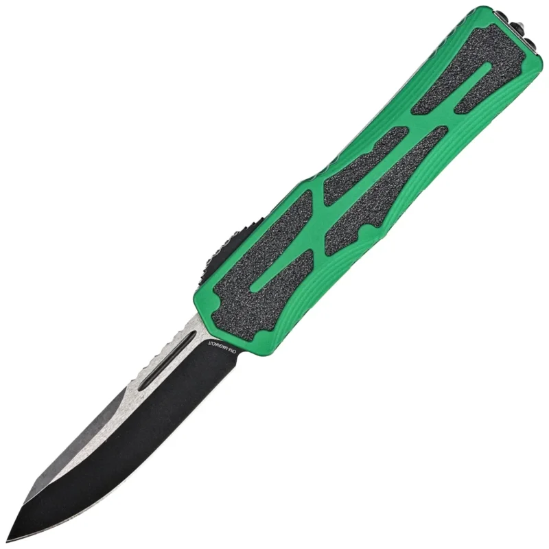 Heretic Knife Colossus SE Green Aluminum, Two Tone Black Battleworn MagnaCut by Tony Marfione Jr. Oferta czasowa