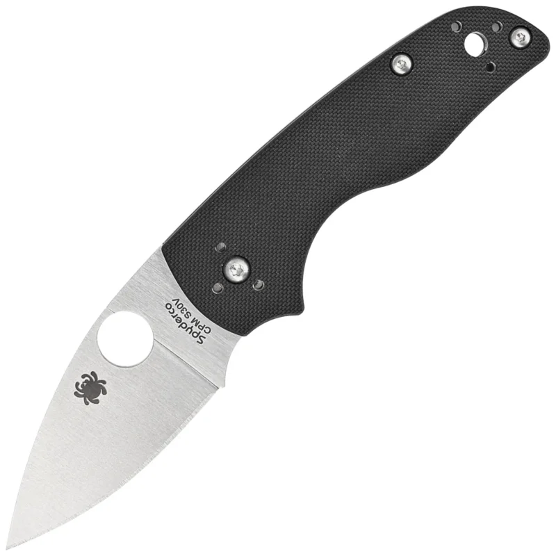 Spyderco Lil' Native Slipit Black G10, Satin Plain CPM S30V by Eric Glesser (C230NLGP) Wyprzedaż