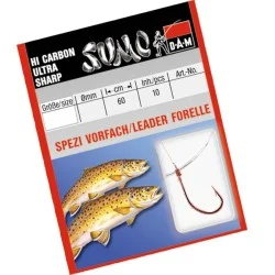 Okazja Przypon DAM Sumo Spezi Trout nr2, 0,25mm/60cm (10szt.)
