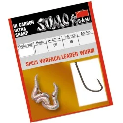 Oferta limitowana Przypon DAM Sumo Spezi Worm rozm.4, 0,30mm/60cm (10szt.)