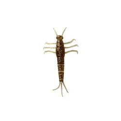 Przynęta gumowa Savage Gear 3D PVC Mayfly Loose Body 5cm - Brown Glitter (8szt.) Ekspresowa dostawa