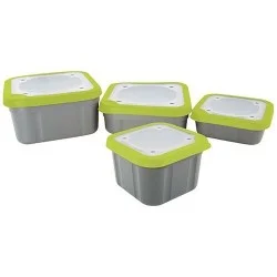 Pudełko na przynętę Matrix Grey/Lime Bait Boxes - Solid Lids 2,2pt Hit cenowy