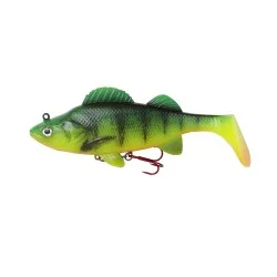 Popularny Przynęta gumowa DAM Effzett Natural Perch Paddle Tail 18cm/95g, Fire Perch