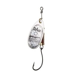 Nowy Błystka DAM Effzett z pojedynczym hakiem rozm.3/6g, Reflex Silver