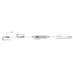 Zestaw sumowy DAM Madcat Adjusta Profi River Rig "Worm&Squid" L Wysoka jakość