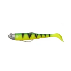 Przynęta gumowa DAM Effzett Kick-S Minnow Weedless Paddle Tail RTF 12cm/22g, Firetiger Taniej