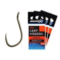 Nie przegap Haczyk Matrix Carp Riggers Barbless, rozm.18 (10szt.)