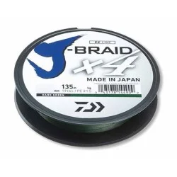 Darmowa dostawa Plecionka Daiwa J-Braid X4 0,19mm/135m, ciemnozielony