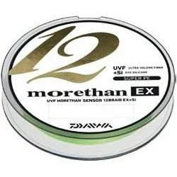Najlepsza cena Plecionka Daiwa Morethan 12 Braid 0,18mm/135m, limonkowo zielony