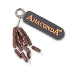 Ciężarek na żyłkę Anaconda Rig Weights 3,1mm - Brown (15szt.) Szybka dostawa