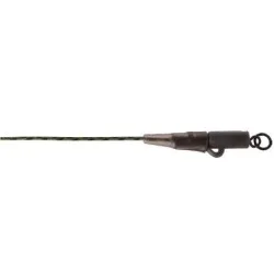 Nowość Zestaw z bezpiecznym klipsem Anaconda Safety Lead Clip Ring Swivel 35lb, Camou Green (2szt.)