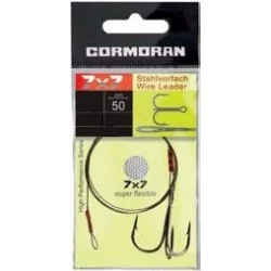 Przypon stalowy z kotwicą Cormoran 7x7 - 50cm/13kg, rozm.1/0 Nie przegap