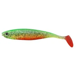 Premium Przynęta gumowa Cormoran Action Fin Shad 13cm/14g, Green Tiger (2szt.)