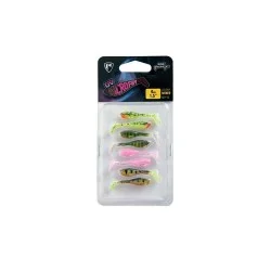 Wysoka jakość Zestaw przynęt gumowych Fox Rage Micro Fry UV Mixed Colour 4cm (8szt.)