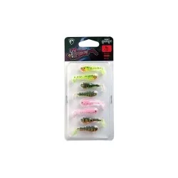 Zestaw przynęt gumowych Fox Rage Micro Spikey Fry UV Mixed Colour 4cm (8szt.) Oferta