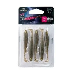 Przynęta gumowa Fox Rage Slick Shad UV 7cm, Motor Oil (5szt.) Bestseller