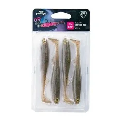 Darmowy zwrot Przynęta gumowa Fox Rage Slick Shad UV 11cm, Motor Oil (4szt.)