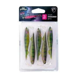 Przynęta gumowa Fox Rage Slick Shad UV 9cm, Stickleback (5szt.) Tylko do końca tygodnia