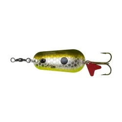 Błystka DAM Effzett Standard Spoon 10cm/60g, Olive/Silver UV Tylko dziś