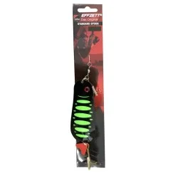 Błystka DAM Effzett Standard Spoon 10cm/60g, Fluo Green/Black UV Ograniczona ilość